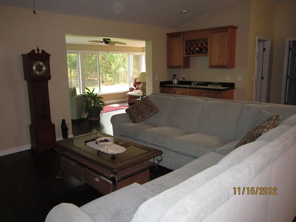 Living Area and Sunroom view