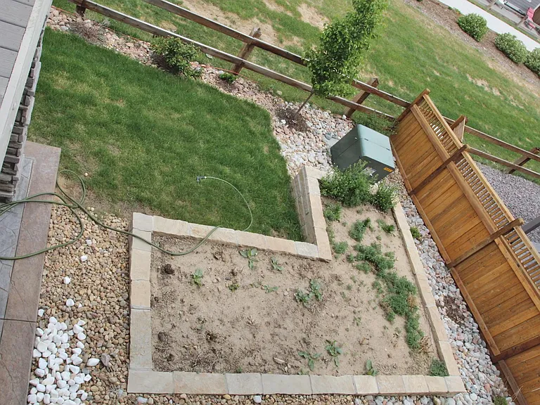 Raised bed garden just needing a gardner