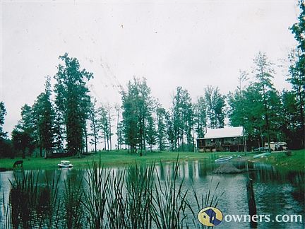 View of house from edge of the pond