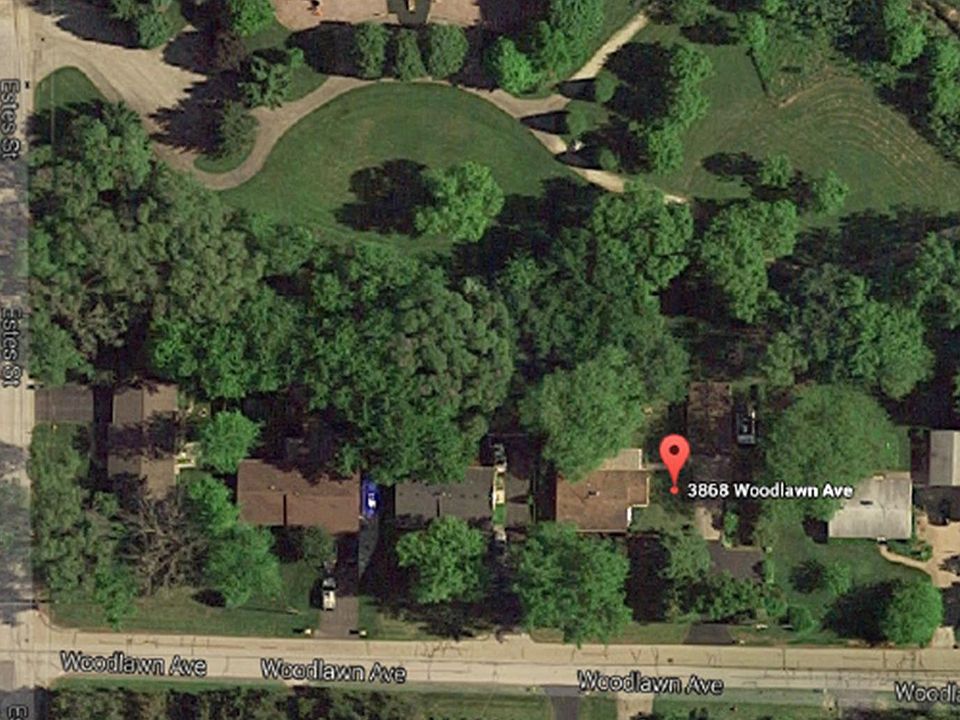 Aerial view - house and park