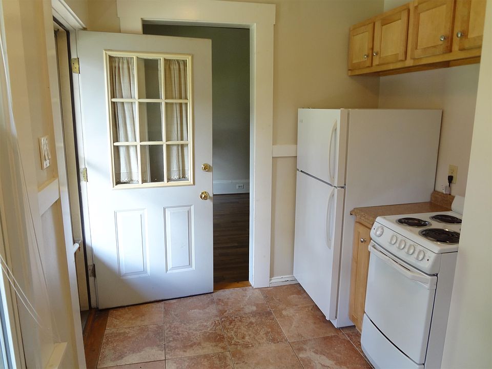 Renovated kitchen with private porch entry