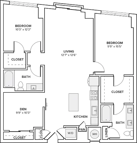 Floor plan B19D