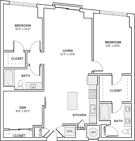 Floor plan B19D