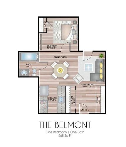 Floor plan The Belmont