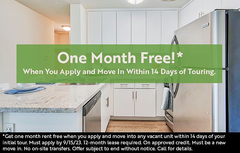One Month Free!*