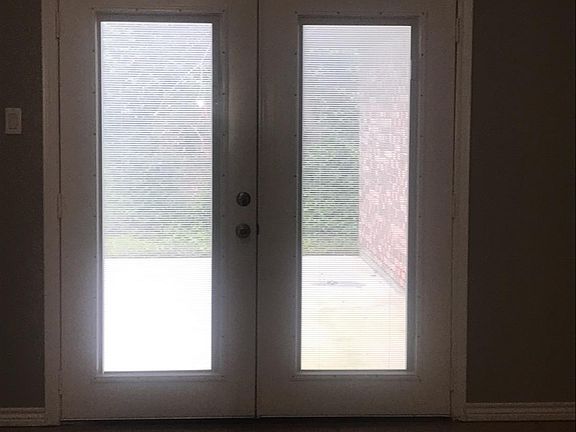 Back door to patio
