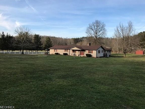 The house has public water, but there is well water in front of the house, at the barn, middle pasture.  Electric heat pump.  Back up heat is baseboard heat but has not been used since the heat pump was installed.