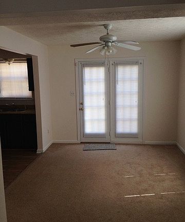 Dining Room with French Doors to private backyard