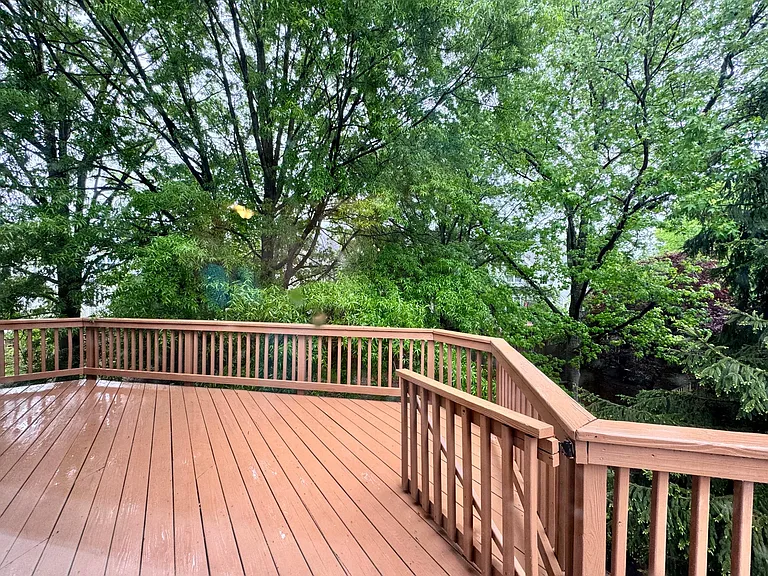 GATED DECK WITH ACCESS TO THE PATIO