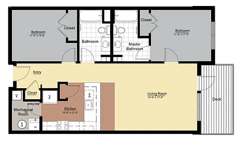 Floor plan 2X2