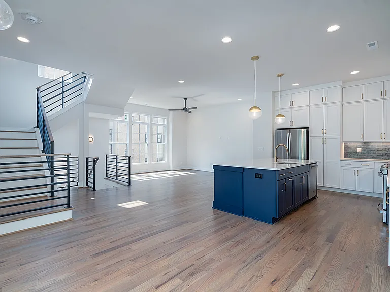 Dining Room looking to Kitchen and Living Room