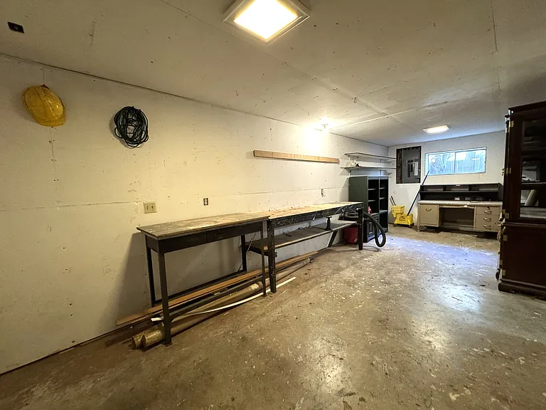 Large storage room lower level
