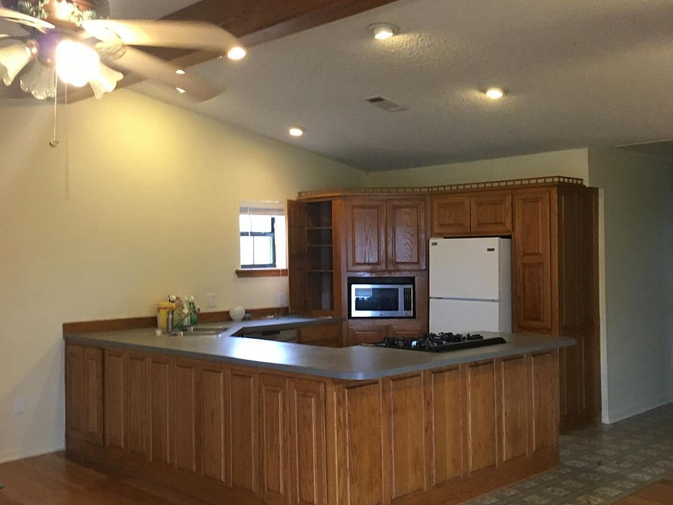 open concept kitchen and family room. 