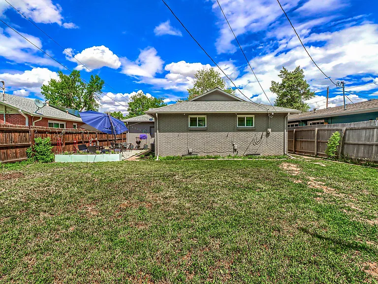 Fenced in Backyard