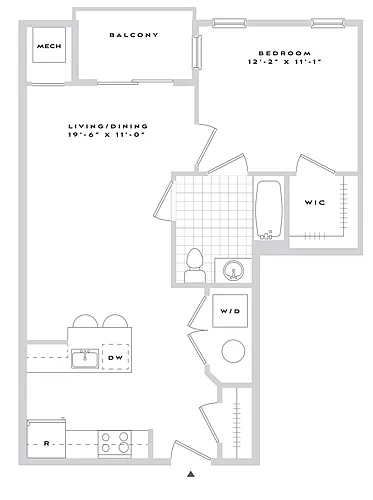 Floor plan B1-A01