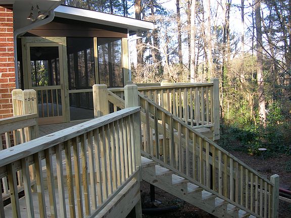 Screened porch