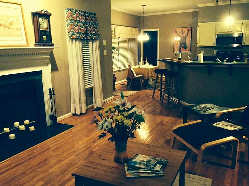 Open family room