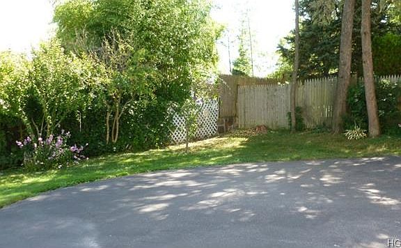 One side of backyard.