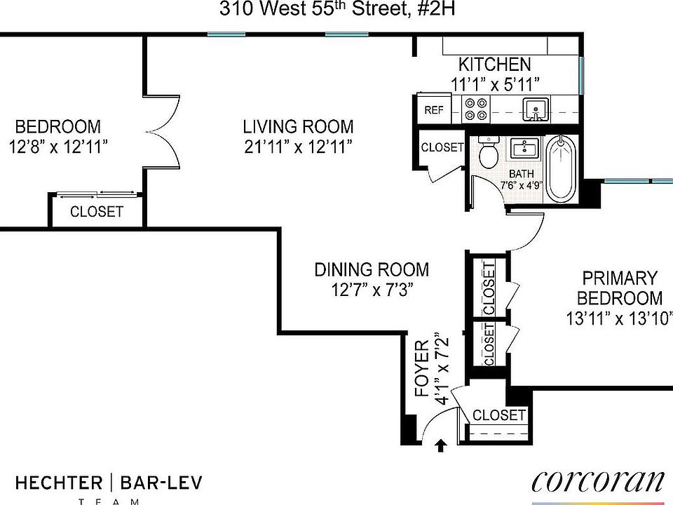 2nd image of 310 W 55th St APT 2H