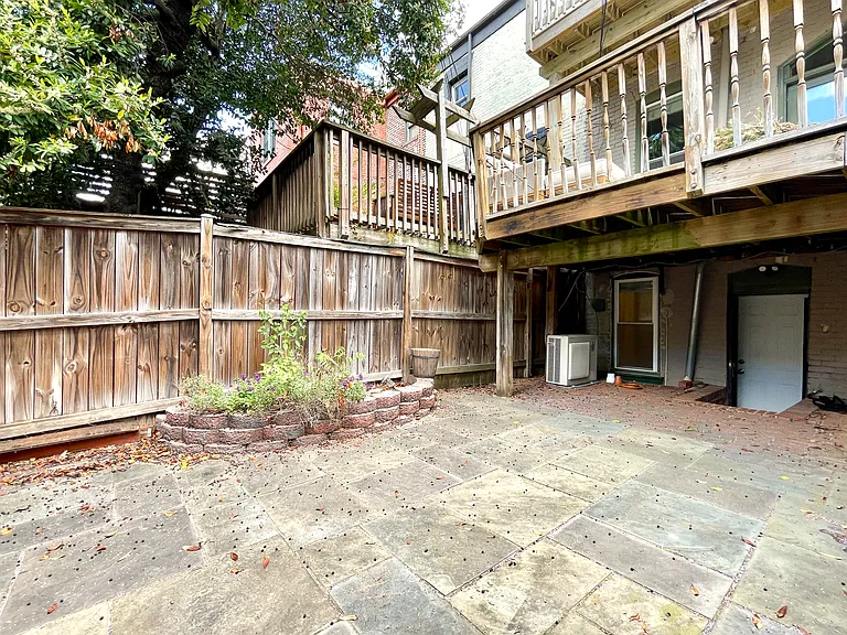 Over 150 square feet of gorgeous (and rare) outdoor space