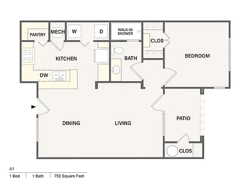 Floor plan A1