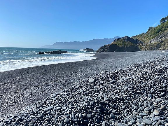 nearest beach, a walk away