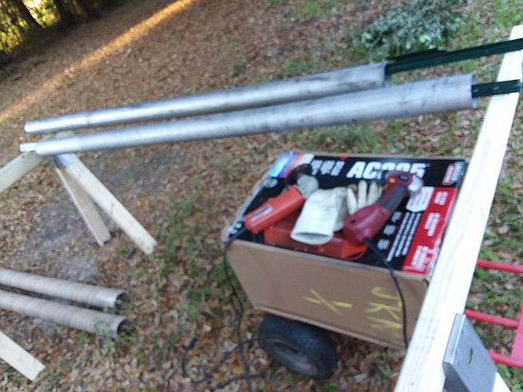 stainless steel gateposts