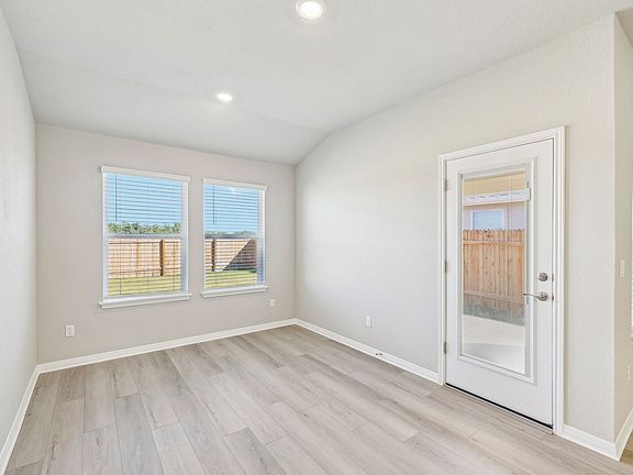 Bring family and friends together for dinner in the dining room.