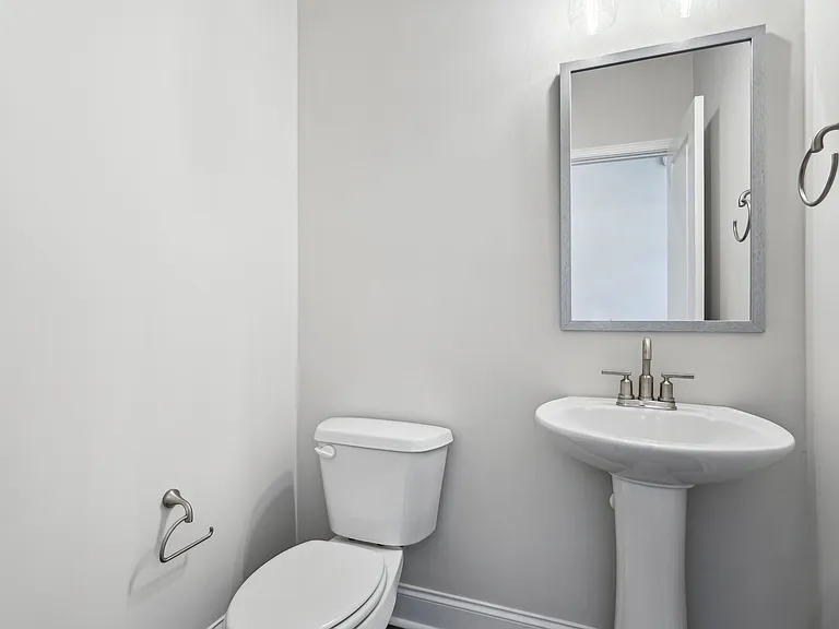 Half bathroom on the 1st floor