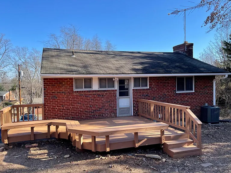 New deck at the back
