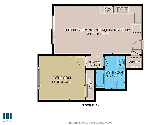 Floor plan Peach