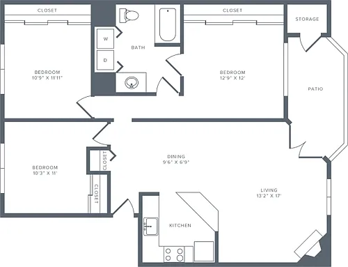 Floor plan MC03R Renovated
