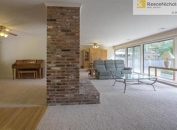 Freestanding Fireplace, Open Living