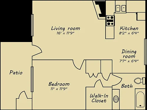 Floor plan The Penny