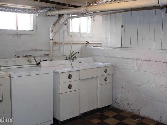 Laundry room with washer and dryer included!