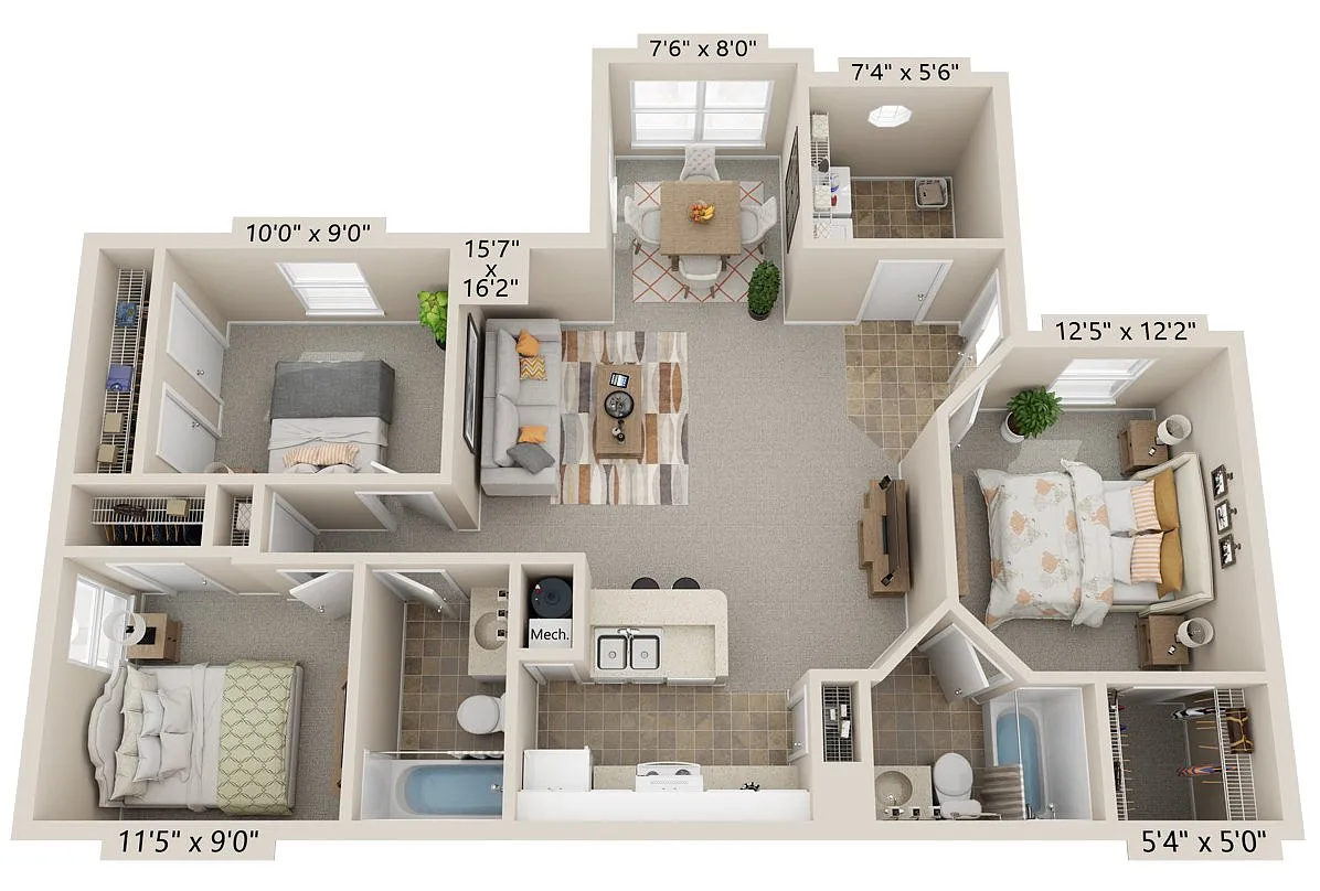Floor plan C1