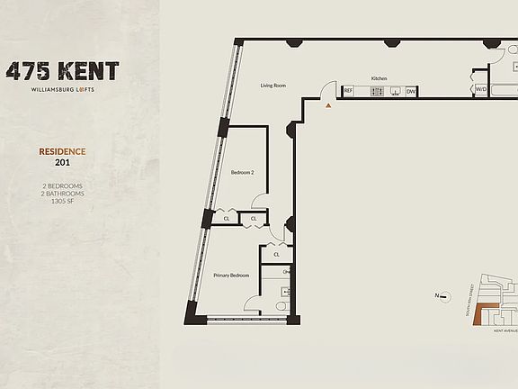 2nd image of 475 Kent Ave APT 201