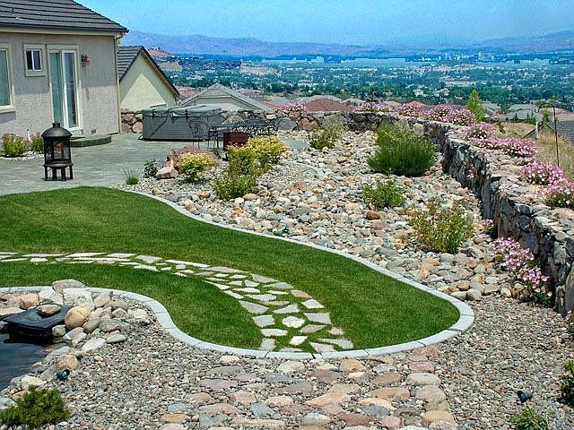 View of downtown from the back yard