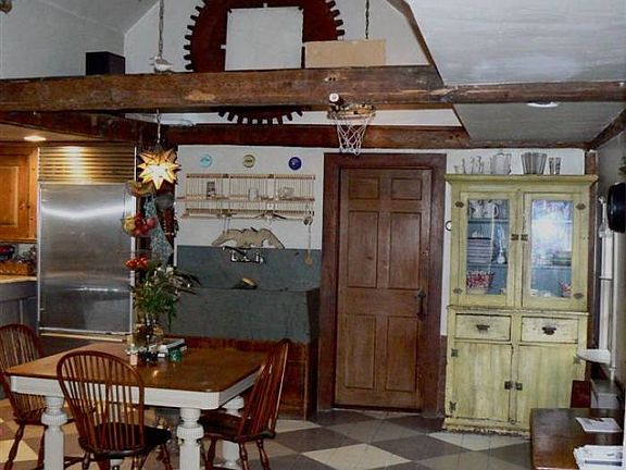 kitchen with loft