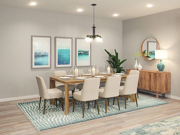 Dining area for entertaining