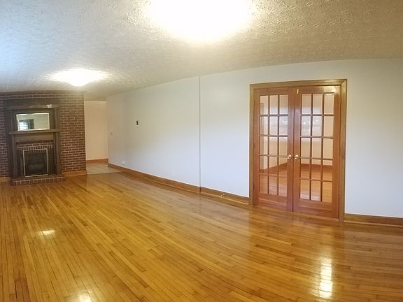 Living Room with French Door