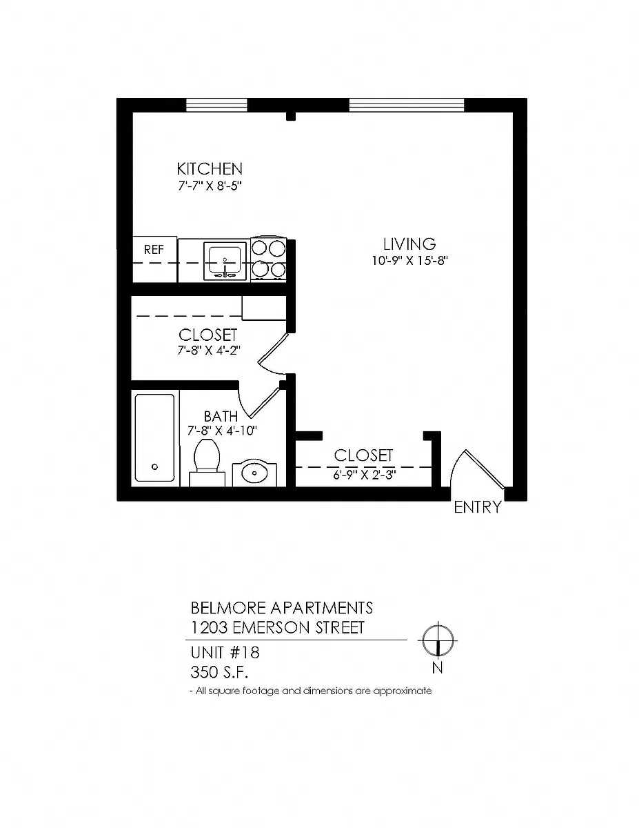 Floor plan Studio