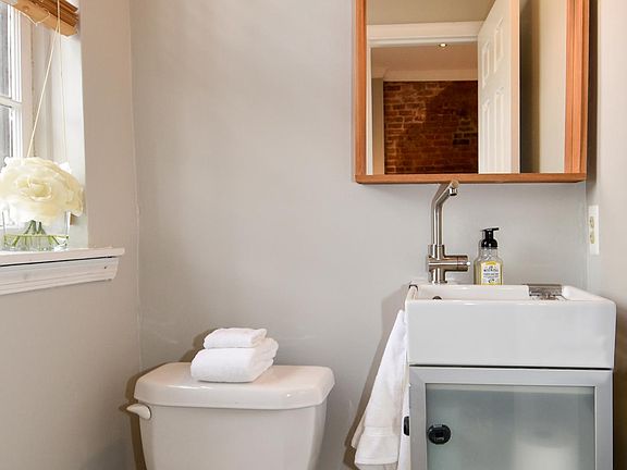 First floor half bath
