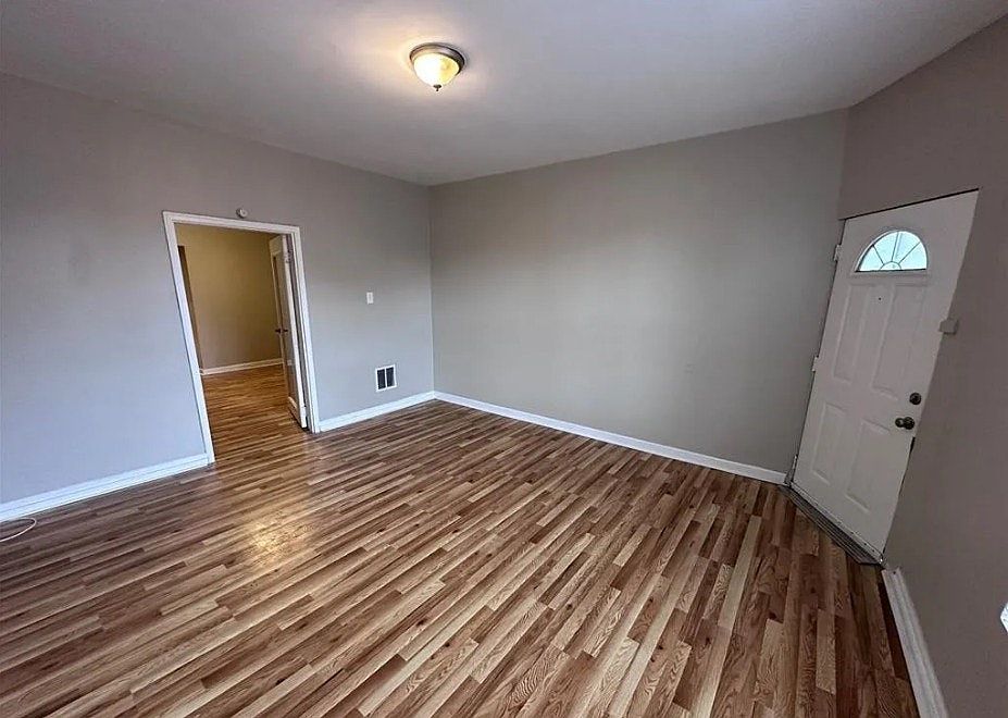 Bright living area with open layout
