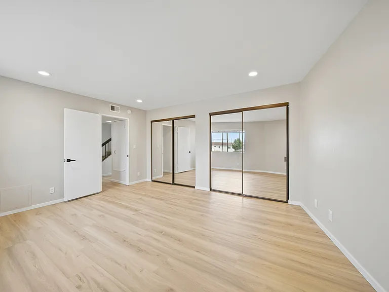 primary bedroom ( largest bedroom) with two closets