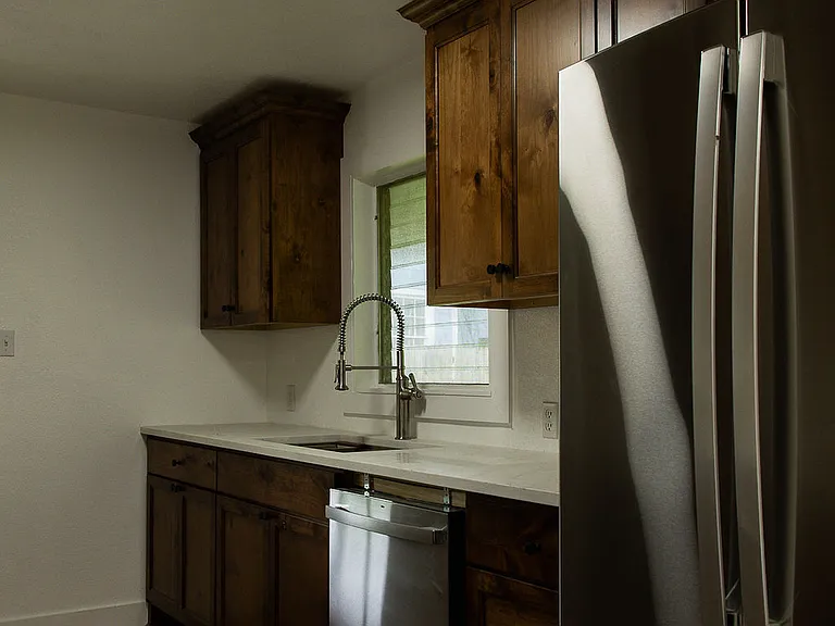 Kitchen, Window View to backyard