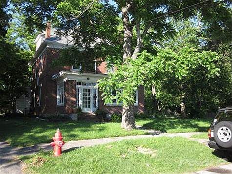 This property offers a driveway for off street parking as well as a side entrance into the kitchen for easy unloading of grocery trips.