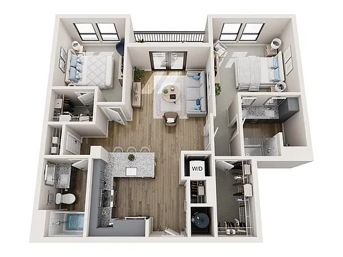 Floor plan B3b