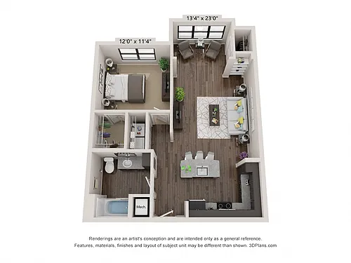 Floor plan A2 Flex