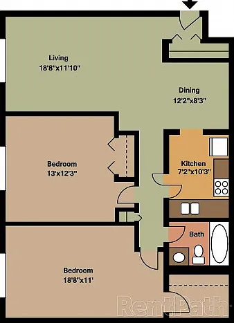 2 Bed 2 Bed